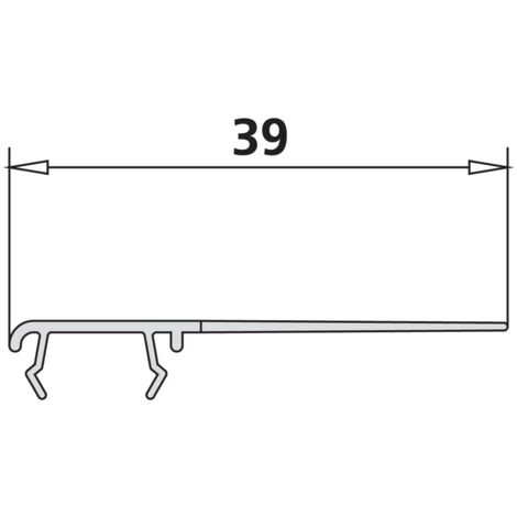 Kermi 4628 1x Dichtleiste Länge: 2000 mm