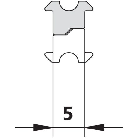 Kermi 9084 1x Magnetleiste Länge: 2000 mm