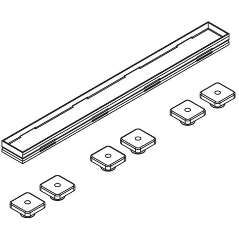 Kermi BC Abdeckung Rinne verfl. 900 x 40 x 18 mm
