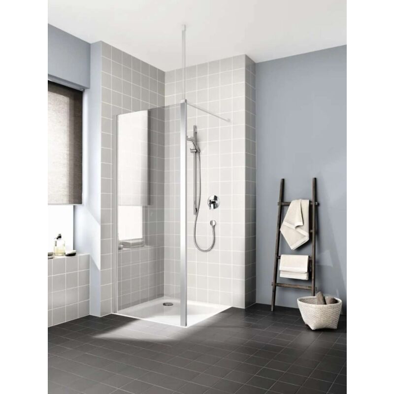 Cada xs - Paroi de douche wdw, 120x200 cm, argent brillant/verre transparent CKWDW12020VPK - Kermi