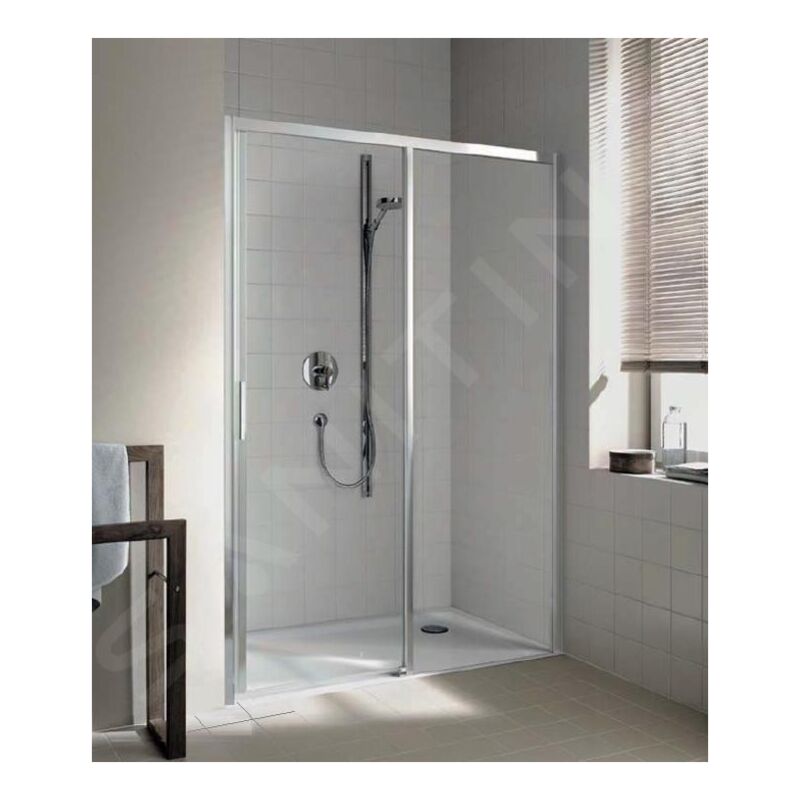Cada xs - Porte de douche D2R 150x200 cm, droite, argent brillant/verre transparent CKD2R15020VPK - Kermi