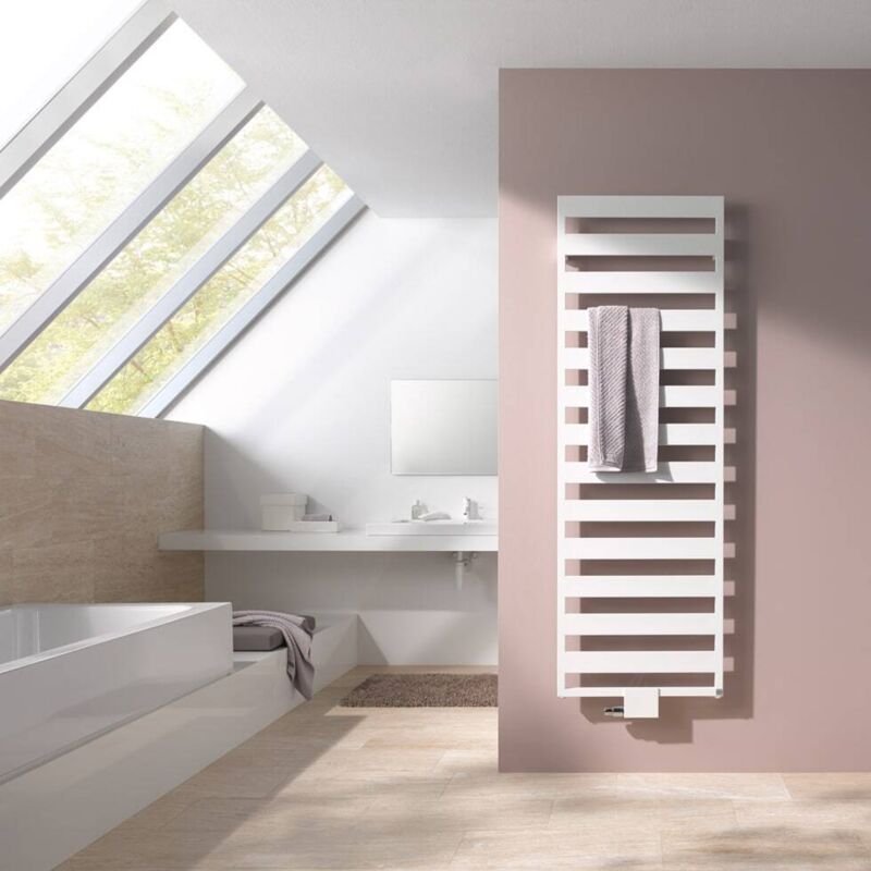 Kermi Casteo Designheizkörper, Mittel- / Seitenanschluss, 1533x500 Mm (hxl), Weiß, Ctn1m1500502xxk