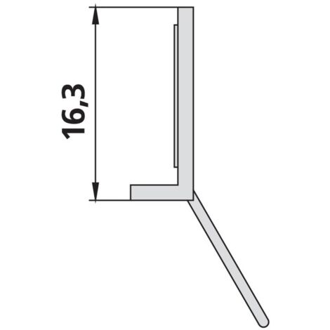 Kermi Dichtleiste x2, 4111, 500mm, 2534805