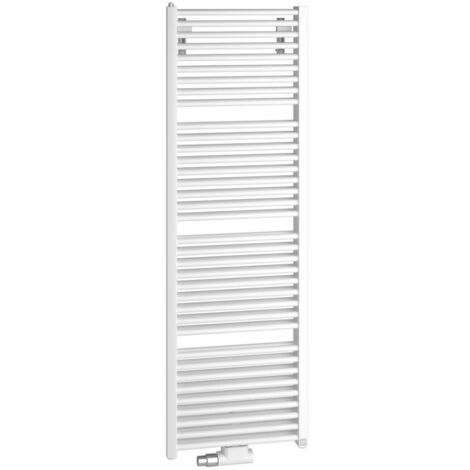 Kermi Duett Badheizkörper 1796x74x634mm Anschluss mittig und seitlich 1567W bei 75/65/20 Grad C, Weiß