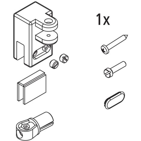 Kermi EBTL EBFI021 Set Stabilis.Kopf 8mm CHR