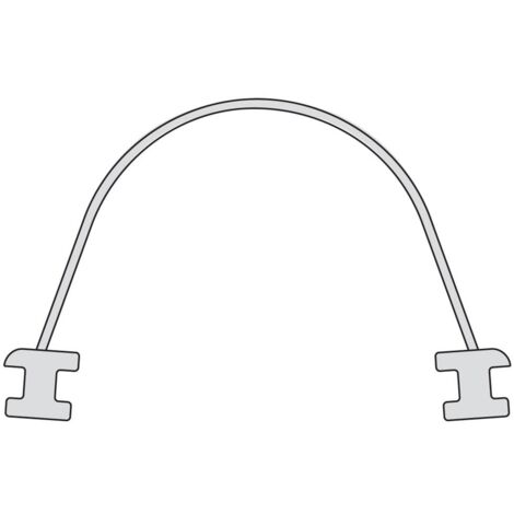 Kermi Gelenkabdichtung senkrecht x1, 47102, 1400mm, passend bis Serienhöhe 1400mm, 6000043