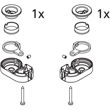 Kermi Lager Set unten, EBAT027, Weiß, 2534018