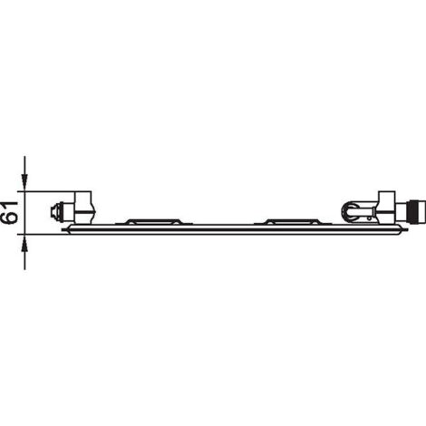 Kermi Profil Ventilheizkörper Typ 10 500x1600mm Ventilposition links FTV100501601L1K