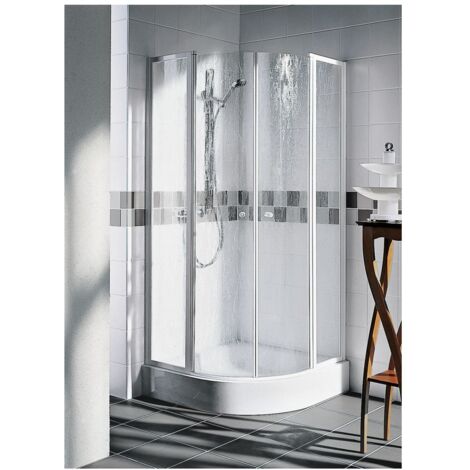 Kermi Quart de cercle Nova 2000 P53 0800x 2000 BV : 770-785 WEI Kerolan Fontana