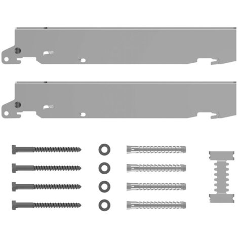 Kermi Schnellmontagekonsolen-Set Typ 11-33 Bauhöhe 500mm Wandabstand 50mm weiß