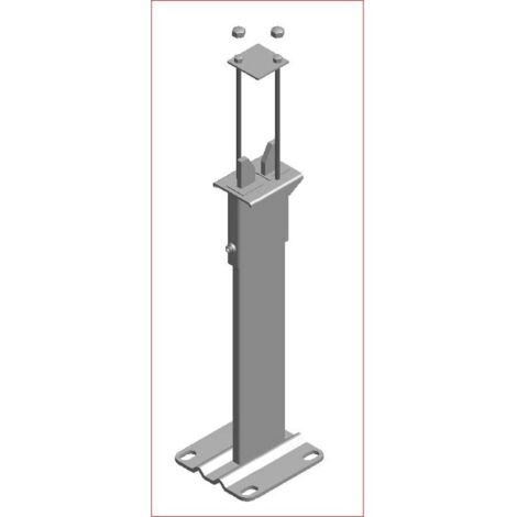 Kermi Standkonsole AK3, Konvektor,, H = 300mm, RAL9016 SG, ZB03620001