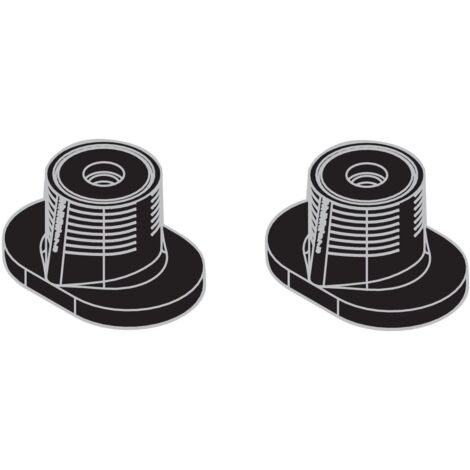 Kermi Stellfüße Line Set, verfliesbar, 6043597