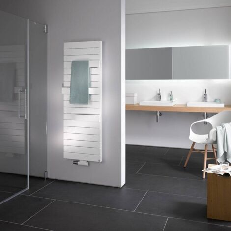 Kermi Tabeo Designheizkörper, Mittel- / Seitenanschluss, 1757x750 mm (HxL), weiß, TBN101800752MXK