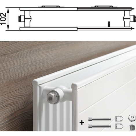 Kermi Therm-x2 Line Hygiene-Kompaktheizkörper Typ 20 405x1205mm PLK200401201N1K