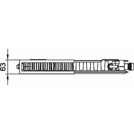Kermi therm-x2 Plan-Ventilheizkörper Typ 11, einreihig ein Konvektor