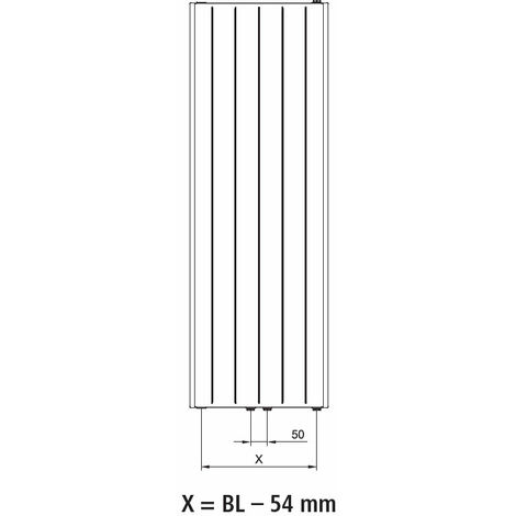Kermi Verteo-Line-Flachheizkörper Typ 20, zweireihig ohne Konvektor