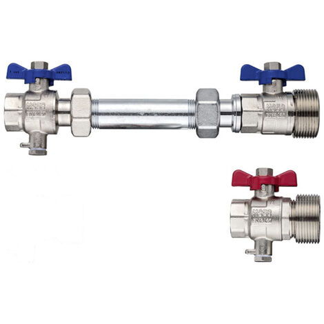 Kermi WMZ-Einbauset 1'' AG x 1'' IG Horizontal, SFVZWMH1002
