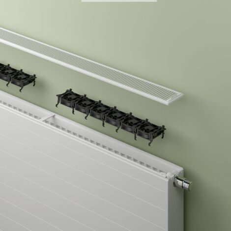 Kermi x-flair Line Waermepumpen-Ventilheizkoerper Typ 22 605x1005mm Ventilposition links PLV2L0601001L1K
