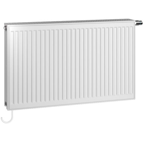 Kermi x-flair, Profil V T22 900x400mm 362W,RAL9016, 10 bar,mit Abd.,links