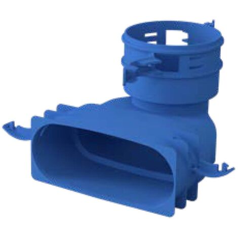 Kermi x-well Adapter NW 75 (Muffe) - 132x52 (Nippel), 90 Grad