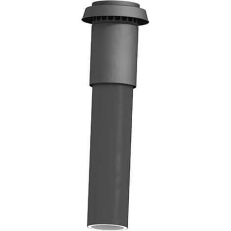 Kermi x-well Dachhaube NW 160/180, gedämmt, schwarz, extra lang - Y2402160003K