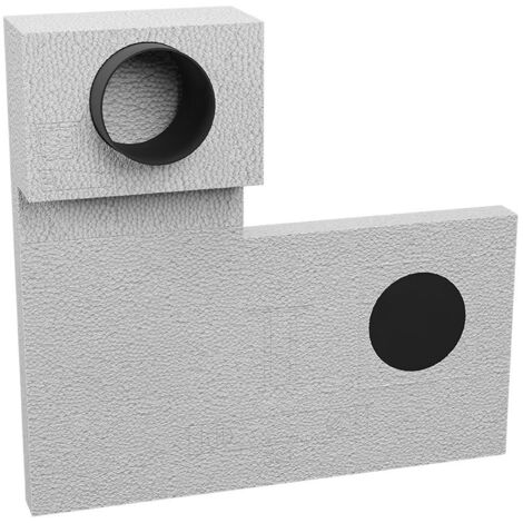 Kermi x-well Fassadenelement Front DN 160, für Pendellüfter, t=60 mm - Y3502000034K