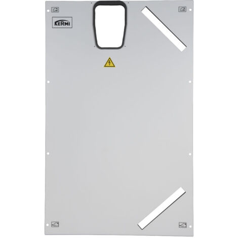 Kermi x-well Frontabdeckung Metall, weiß für F130 - Y9103000073K