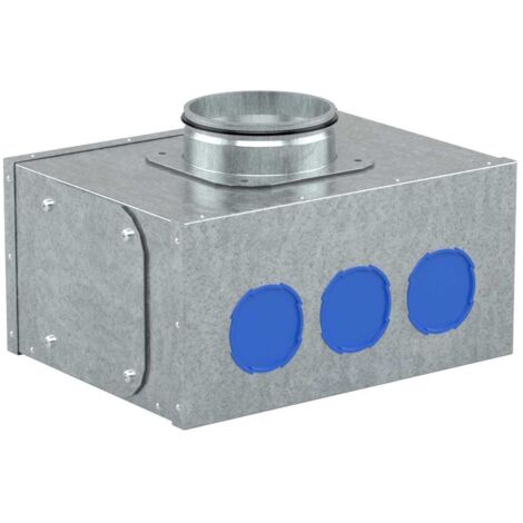 Kermi x-well Luftverteiler 8-fach VMR2, rund NW125, für NW75 und NW90