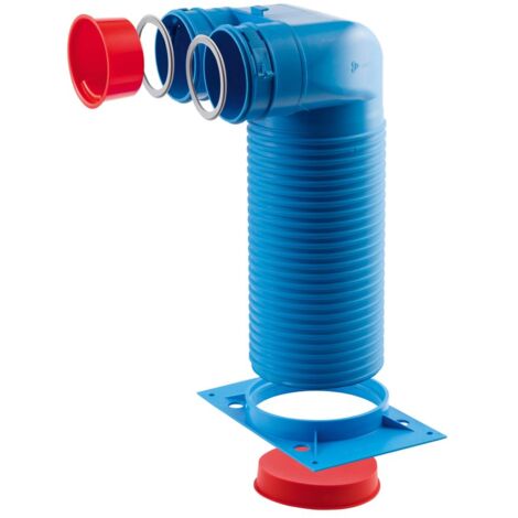 Kermi, x-well Ventilanschluss 90 Grad, 2 x NW 75 - 125