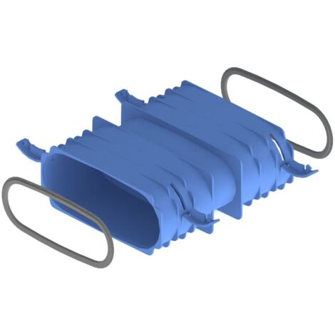 Kermi, x-well Verbinder f. Luftkanal flach 132x52 mm