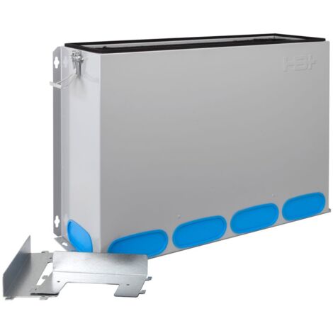 Kermi, x-well Verteiler/Sammler Unterteil hoch, 14-fach, Luftk. 132x52