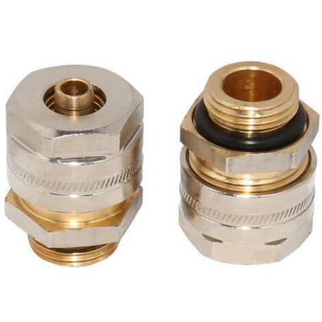 Kermi xnet Übergangsverschraubung (1Paar) 1/2''AG x 10 mm Klemmringverschraubung SFVZHUEV010