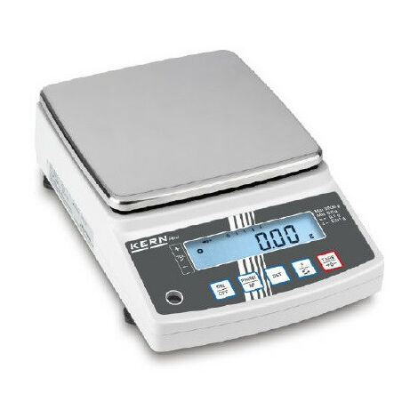 Kern - Balance de précision portée max. 3200 kg plateau inox 190x190 mm programme d'ajustage externe - PNS3000-2