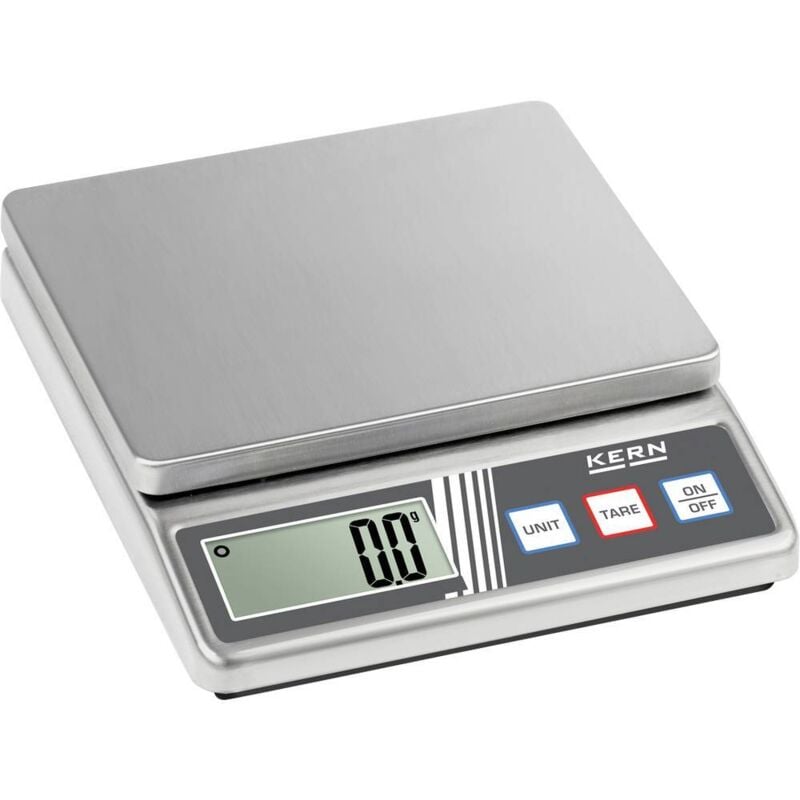 Kern fob 5K1S Pèse-lettre Plage de pesée (max.) 5 kg Lisibilité 1 g à pile(s) argent