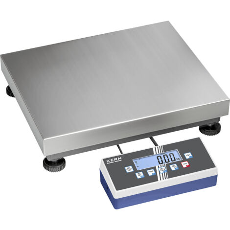 Kern - Balance plateforme en acier inoxydable à plage double portée max. 6 / 15 kg plateau 500x400x120 mm - IOC10K-3LM
