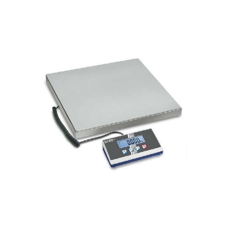 Kern - Balance plateforme en acier inoxydable lecture 100 g portée max. 300 kg 550×550×58 mm - EOB300K100L