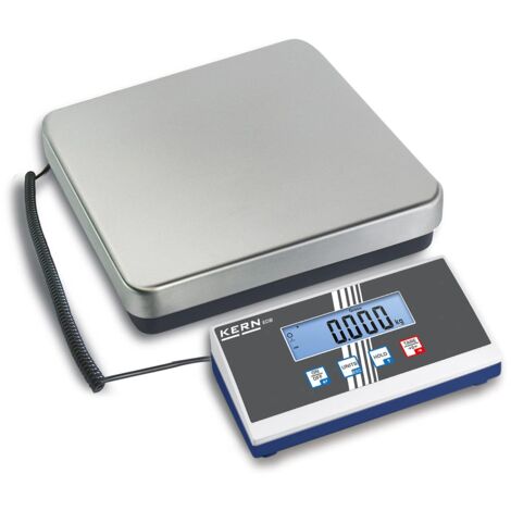 KERN Bilancia a piattaforma EOB 35K10 (portata 35 kg, leggibilità 10 g, riproducibilità 10 g, linearità 20 g, funzione hold, bilancia universale)