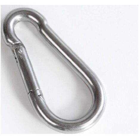 Kern HCB-A01 Mousqueton (inox) avec fermeture de sécurité, ouverture d'environ 15 mm, pour dynamomètres Kern HCB et Kern HCN D33456