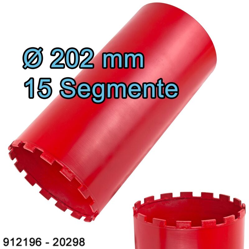 Image of Bohrkronen Diamant ø 33-202 mm Hohlkernbohrkronen Nassbohrkronen Kernbohrer