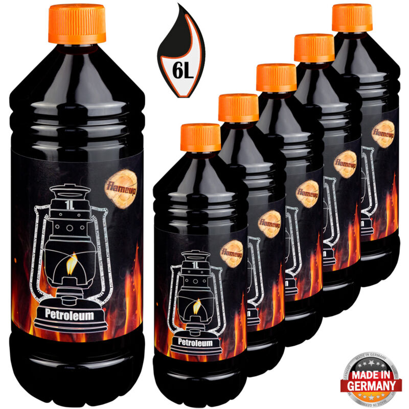 Kérosène Petrole pour chauffage au kérosène poêle à lampe à lampes à foyer chauffage nettoyant 1 - 24 litres Flameup
