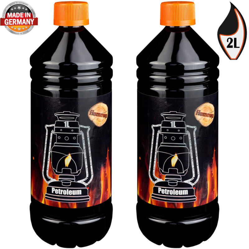 Kérosène Petrole pour chauffage au kérosène poêle à lampe à lampes à foyer chauffage nettoyant 1 - 24 litres Flameup
