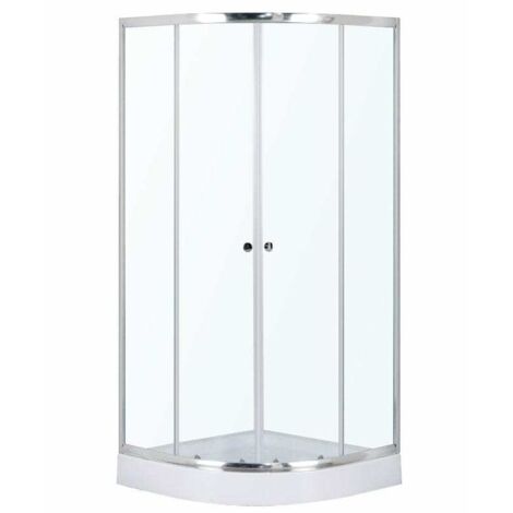 KERRA LEO CHR Duschwand / 80 x 80 cm