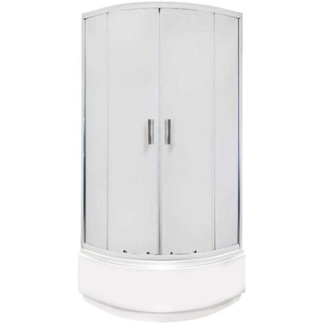 KERRA MALIBU GL Duschwand + Aston Duschwanne / 90 x 90 cm