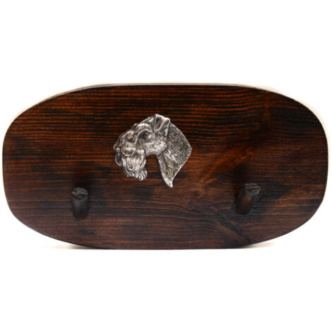 Kerry Blue Terrier, Irish Blue Terrier I - Accessoire-Aufhänger, Medaillen-Aufhänger mit Hund, Schlüsselhaken von Art-Dog