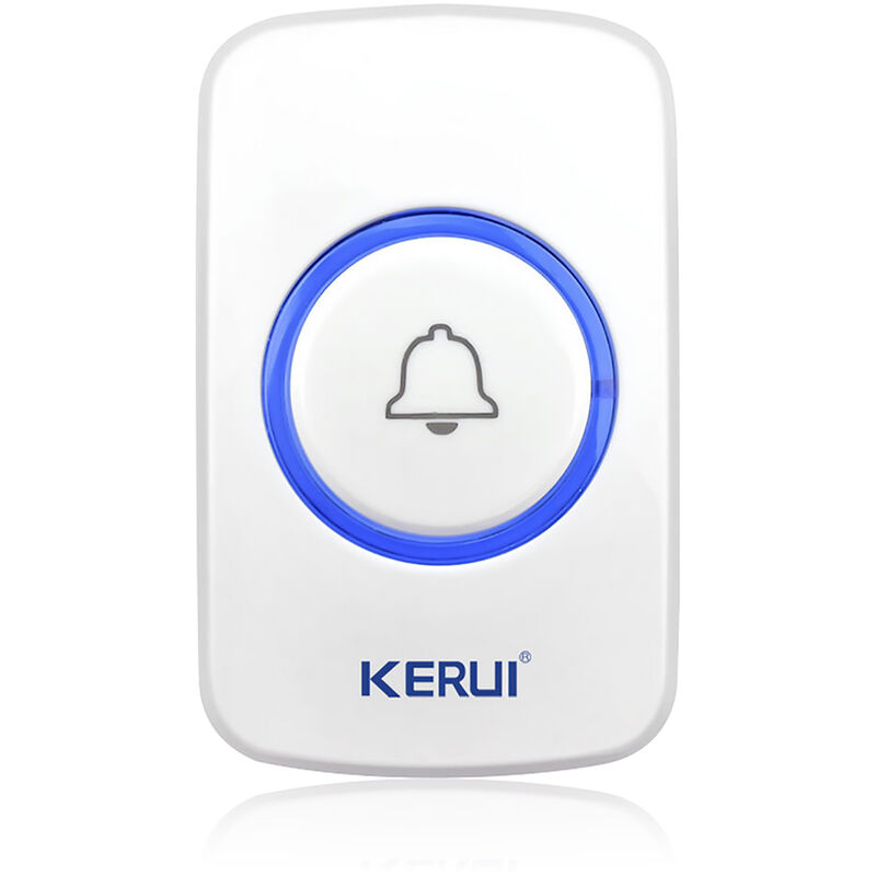Kerui - F51 Wireless SOS Emergency Button 433MHz Alarm Accessories For Intelligent Home Alarm System,White,model:White