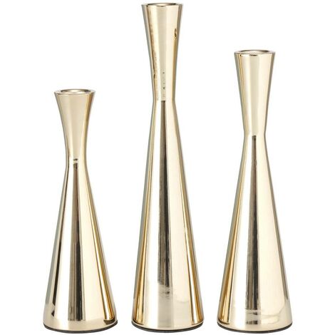 Kerzenhalter für eine Kerze CONE, 3er-Set