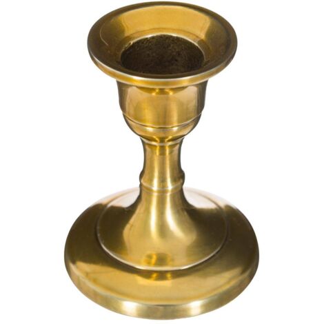 Kerzenhalter Metall gold H7,5cm - Runde