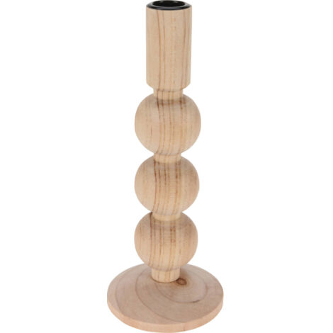 Kerzenständer aus Holz, H. 23 cm