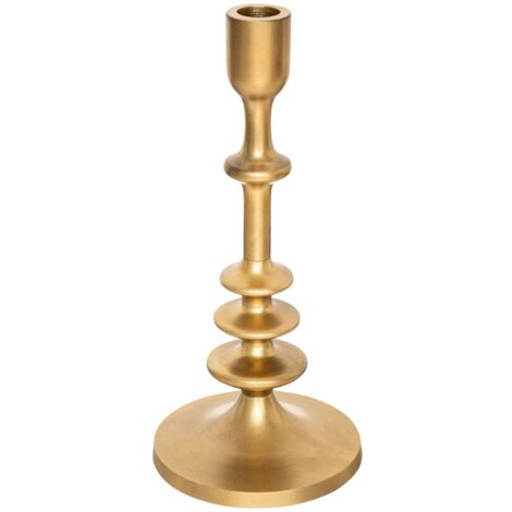 Kerzenständer Feel - Metall - vergoldet - H26 cm