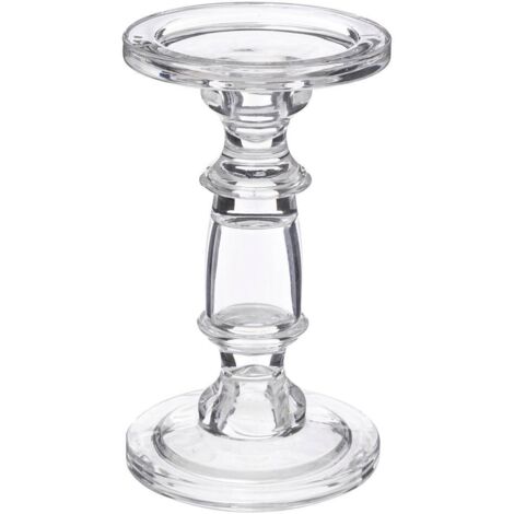 Kerzenständer - Glas - H19 cm